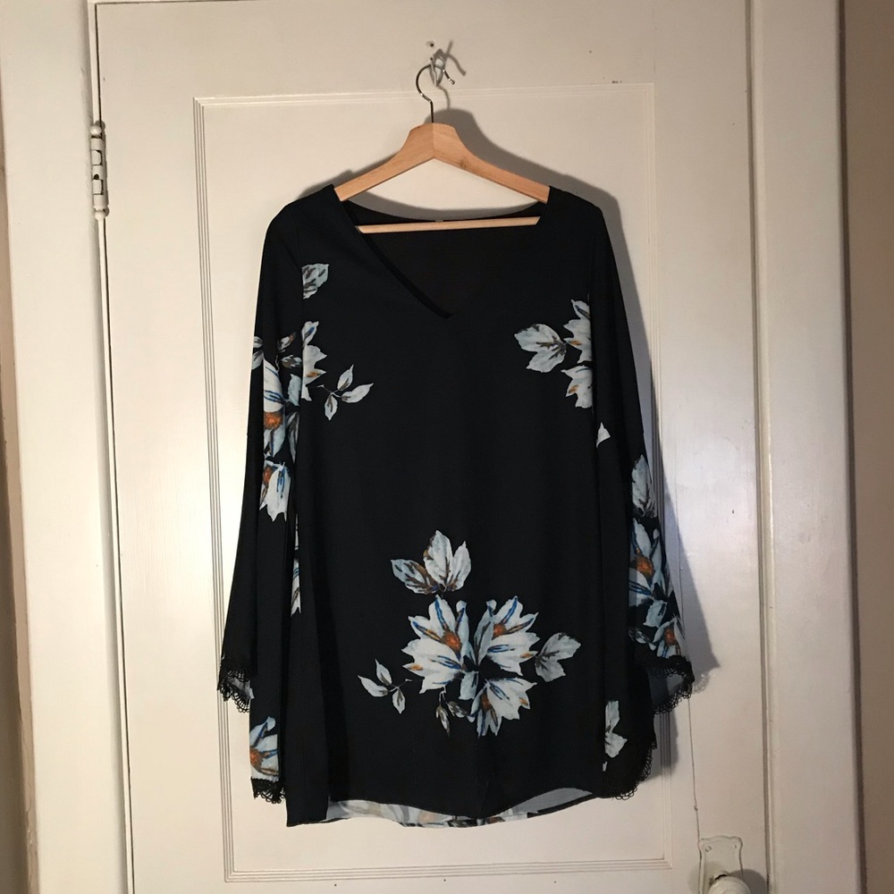 Free People mini floral dress